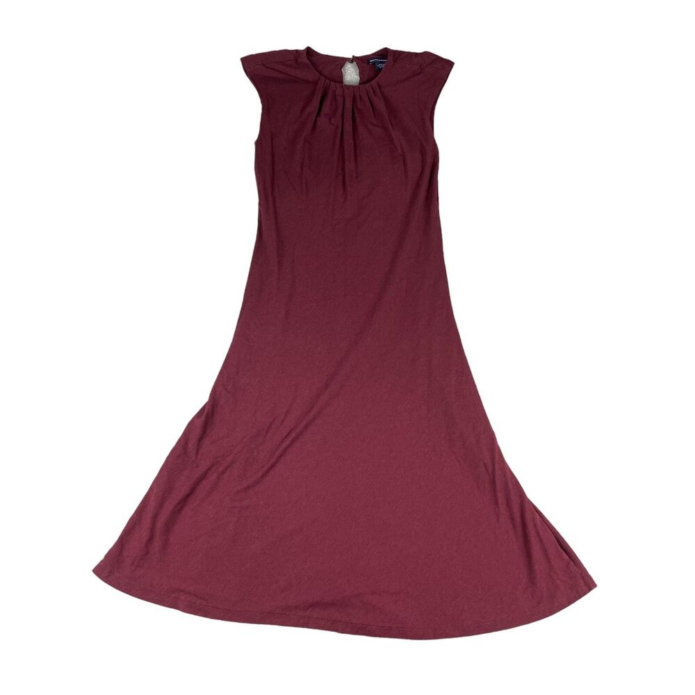 Ralph Lauren Sport Dress Women's Extra Small Red Sleeveless Cotton Solid Stretch